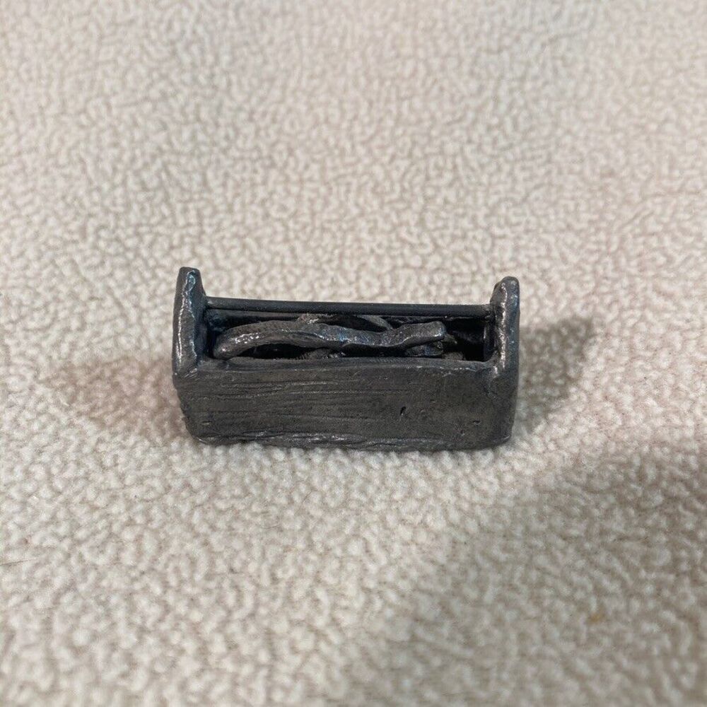 Michael Ricker Pewter Tool Box‎ with removable tools "Park City Collection"